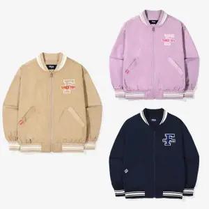 [휠라키즈](센텀시티점)[46%할인] 휠라키즈 로고 포인트 바시티 점퍼 3컬러 (FK2JKG3401X)