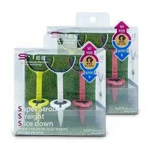 슬라이스 훅 방지 특허받은 기능성 골프티 S-TEE 슬라이스 방지 3개 2세 TA3600641