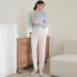 [최초가 99 900원]비앙 라쿤 캐시미어 블렌드 니트 팬츠