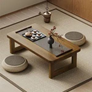 원목 좌식 식탁 원룸 거실 탁자 접이식 낮은 커피 좌탁 테이블 밥상 높은소파테이블