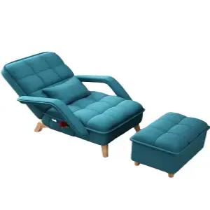 의자 그레이 침대 휴식 쇼파 1인용 수면 각도조절