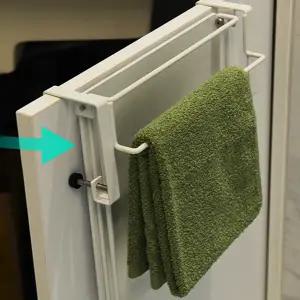 싱크대 보조 선반 무타공 정리대 주방 접이식 선반 수납 행주걸이 문걸이 테이블 다용도 물건