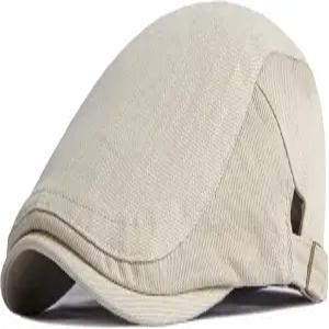 남성용 DIYDECAL 면 뉴스보이 플랫 캡 여성 카비 드라이빙 베레모 모자