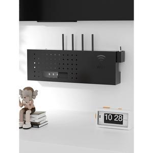 와이파이 공유기 셋탑박스 보관함 TV 셋톱박스정리함 더블 가정용 정리함 우드 데스크탑