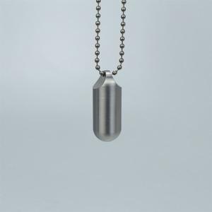 목걸이 비상약 팔찌 보관함 창고 키홀더 약보관함 약통 소형 스테인레스