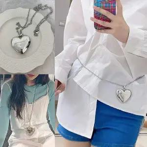 하트볼릿벨트 RYY826K2 실버 원피스 여성 허리띠 목걸이 체인