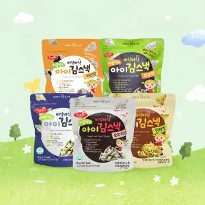 베베스트 처음 먹는 김스낵 5종 오리지널 양파맛 멸치맛 두부맛 치즈맛