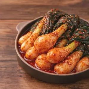 kbhbz 전라도식 매콤 아삭 양파줄기김치 1kg 2kg 알양파김치