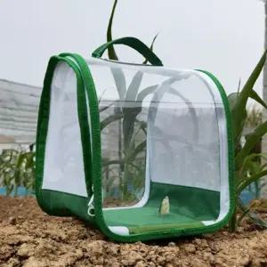 투명 곤충 체집통 잠자리 곤충집 곤충 나비 케이지 곤총사육 곤충케이스 새장 망사 치집통