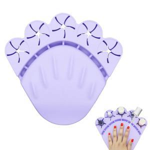 HMAXING 미끄럼 방지 틸트 매니큐어 병 홀더, 홈 네일 폴리쉬 스탠드 팔걸이 패드, 아트 툴 페인트 테크 매트 정리함 액세서리