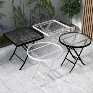 티테이블 사각 테이블 카페 발코니 거실 북유럽 강화유리 패턴