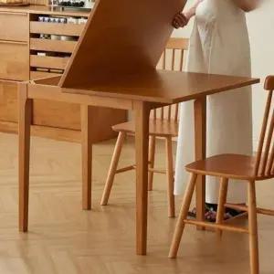 아라타 접이식 가정용 원목 사각 식탁 테이블