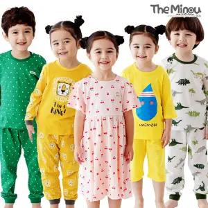 [더미누][봄초특가]9부/7부/파자마잠옷/반팔/자가드/편면/메쉬/유아/아동/주니어/내의/내복/수면조끼