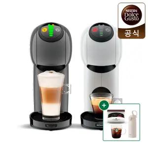 [써모스 텀블러] 돌체구스토 커피머신 지니오S 베이직 (+캡슐6p틴케이스 + 카푸치노 머그370ml+써모스 캐리 루프 텀블러)