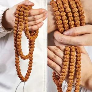 108염주 보리수 목걸이 불료 선물 금강주 명상 기도 합장주 팔찌 쥬얼리 구슬 불교 비즈