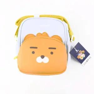 카카오 프렌즈 캐릭터 크로스백 라이언 얼굴 파우치 초등학생핸드폰가방 영아가방 어린이소풍가방