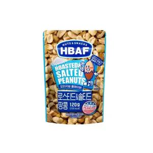 바프 로스티드&솔티드땅콩 120g 1개/견과류믹스/간식