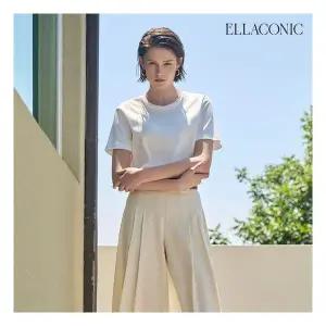 [신세계]엘라코닉 이집트 기자면100 티셔츠 3종