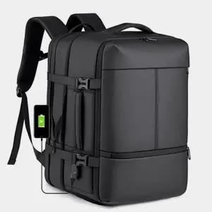 (색상 블랙)도난방지 확장형 비즈니스가방 대용량수납 멀티백팩