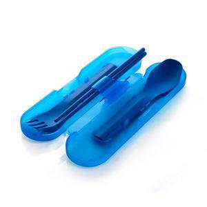 거대한 고빗 콰트로 | 여행 및 캠핑 도구 휴대용 컨버터블 식기 다기능 포크, 숟가락, 젓가락, 이쑤시개