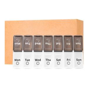 푸시 휴대용 용기 케이스 정리함 밤 약 일 상자 알약 대형 병 통 버튼