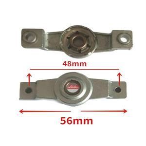 덮힌 극 YJ61 모터 용 2Pcs 음영 브래킷 베어링 샤프트 필로우 블록 하우징 선반 피트 홀더 지원 고정