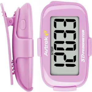 스마트폰 없이 걷는 야외 활동 피트니스 트래커를 위한 LED 백라이트 포켓 페도미터가 장착된 AVTREK 3D