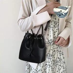 세련된 미니 숄더백 고급스러운 복조리 가방