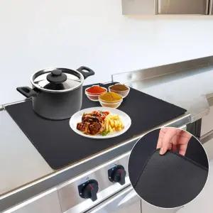 인덕션 보호 매트 스크래치 커버 패드 사각 내열 인덕션매트 받침대 P554