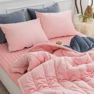 이불세트 빌리리버서블극세사이불 차렵이불패드세트 Q 핑크 퀸이불세트