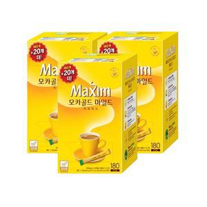 동서식품 맥심 모카골드 마일드 12g 160+20개입 x 3개 믹스커피_JS