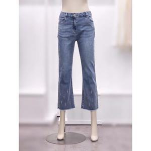 프렐린 세이브존02 밑단장식 부츠컷 청바지 RPD251010