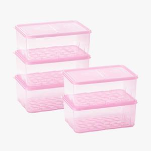 땡스소윤 냉동실 전용 밀폐용기 5호 5개