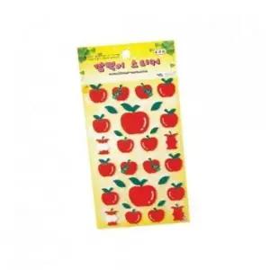 [하프클럽/]청양 깜찍이 펠트스티커 모양 사과(빨강)