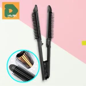 이중브러시 볼륨고데기 뽕 앞머리 매직기 S컬 스트레이트 C컬 단발 웨이브 롤 아이롱 빗 정수리 뿌리