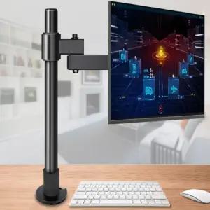 원형타공책상 모니터암스탠드 책상모니터암