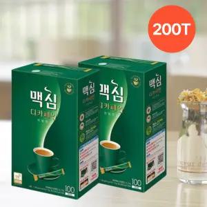 맥심 디카페인 커피믹스 100Tx2개