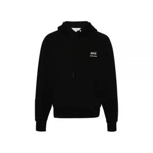 [아미] 드 꾀흐 로고 후드티 블랙 USW224 747 001 73762263