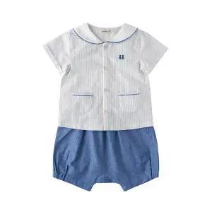 갤러리아 신생아,백일,첫돌 BL)스트라이프세일러상하복 (36312-610-01)