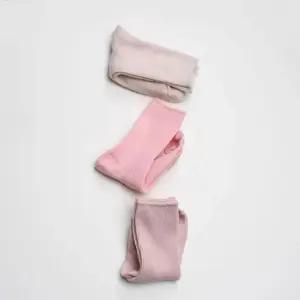 국산 유아 아동 j도너츠 긴목 3켤레 세트 핑크 골지 여아 면 양말