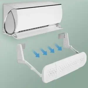 ( )벽걸이 무풍 에어컨 가드 180도 각도 길이 조절 바람막이 간편 설치