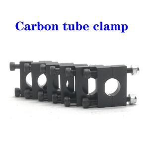 다축 고정익 항공기용 CNC 알루미늄 튜브 클램프 모터 마운트 클립 홀더 블랙 8mm 10mm 2개