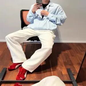 룽나루 남성 가을 체크 셔츠 카디건 스트라이프 자켓 커플 HO3