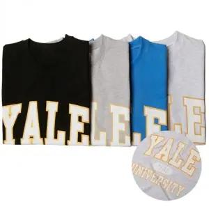 남자 오버핏 긴팔 카라티 라운드넥 남성 티셔츠