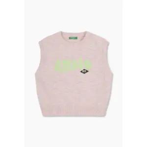 [갤러리아] 베네통키즈G  핑크보카시니트베스트 QAKP01511