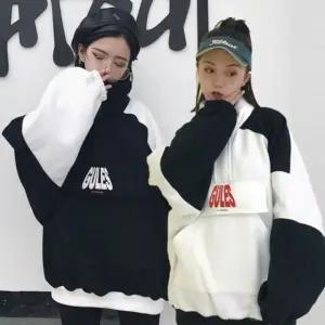 하이넥 커플 맨투맨 겨울 긴팔 가을 티