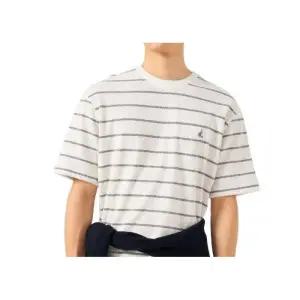 빈폴 멘 스트라이프 반소매 레이어드 티셔츠 - 아이보리 BC5742C550 국내매장판 1650974