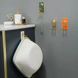 EA 접착식 욕실 후크 주방 정리 세탁실 다용도 수납