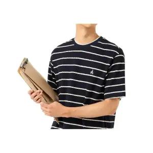 빈폴 멘 스트라이프 반소매 레이어드 티셔츠 - 네이비 BC5742C55R 국내매장판 1650961