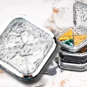 방수 4구 휴대용 약통 케이스 미니 알약 알약통 약보